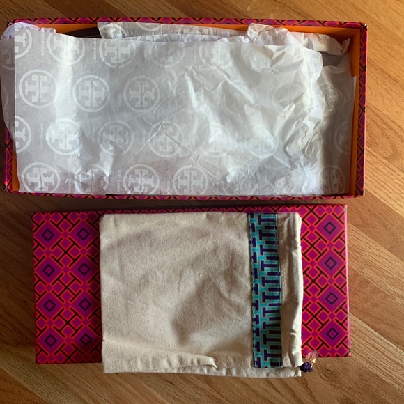 NWT Tory Burch Patos Disk Sandal in Neutral Woven 8 - Picture 12 of 12